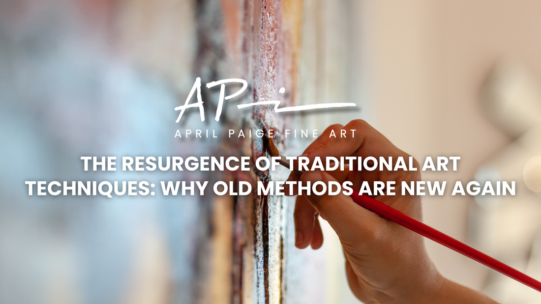 A close-up of an artist’s hands painting on canvas with oil paints, capturing the tactile beauty and emotional expression of traditional art techniques.