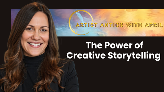 Image of April Paige with logo of Artist Antics With April 