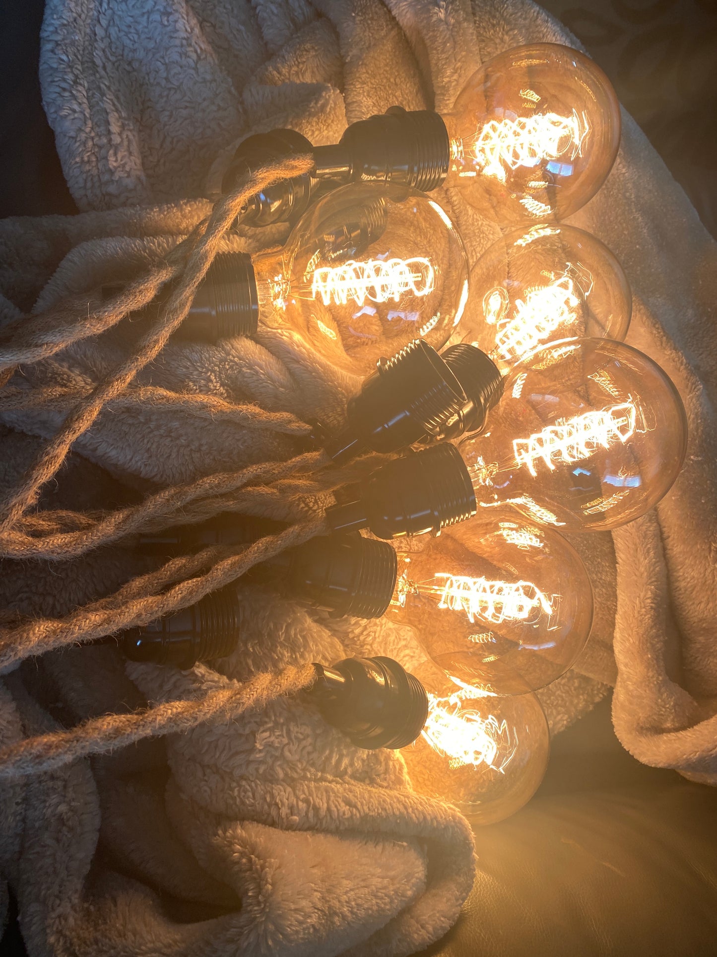 Vintage Chevy Hubcap, Edison Bulb Pendant Light
